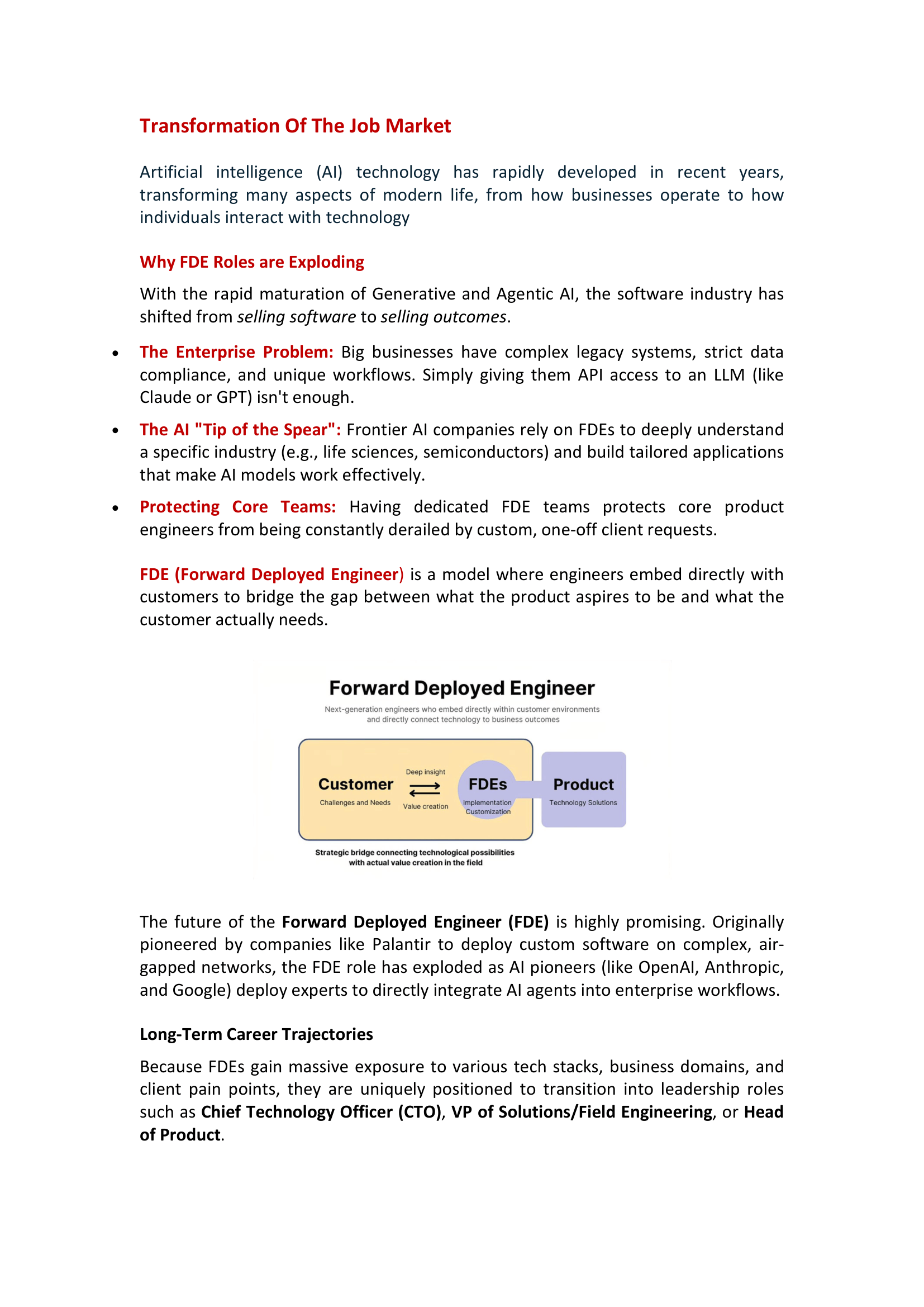 Transformation in AI Careers